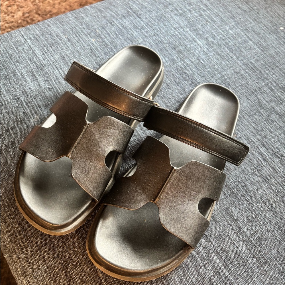 Wild Fable Black Slide Sandals